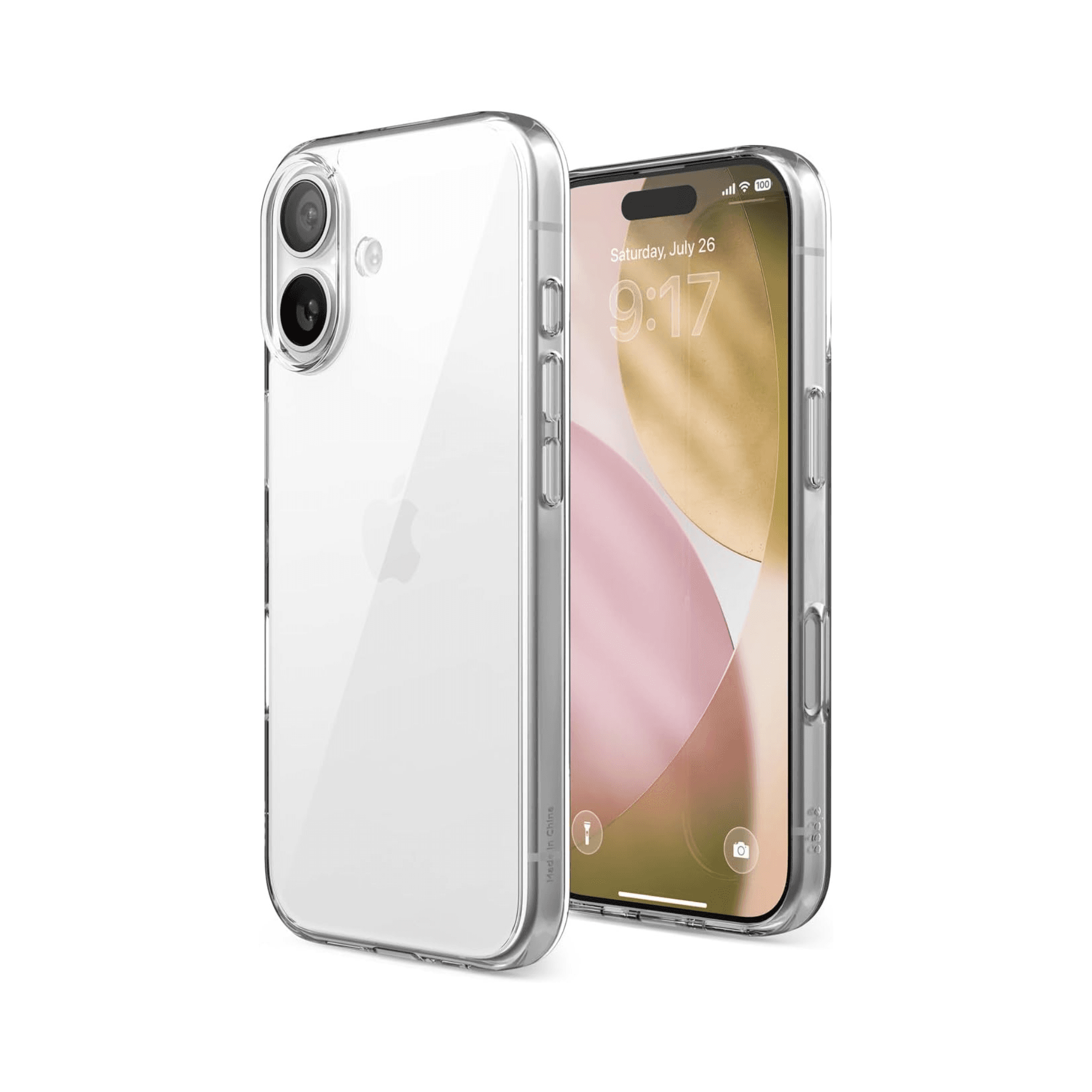 EOURO TRANSPARENT SILICONE CASE IPHONE 17
