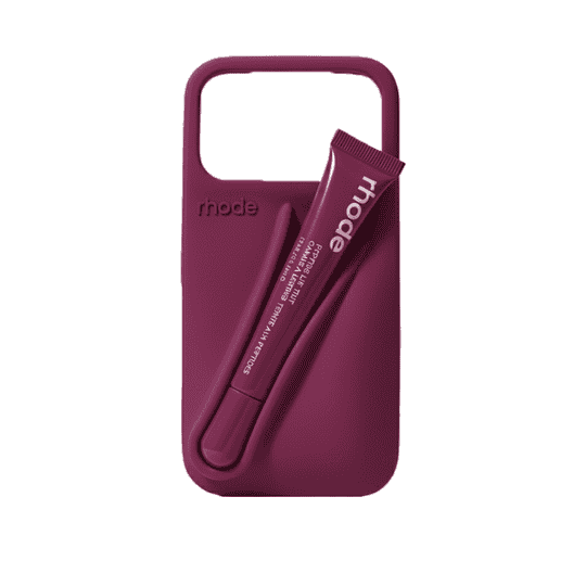 Rhode Lipstick Silicone Case iPhone 17 Pro - Plum