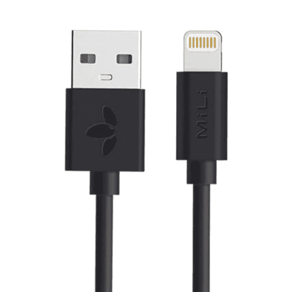 MILI LIGHTNING TO USB CABLE 1M BLACK