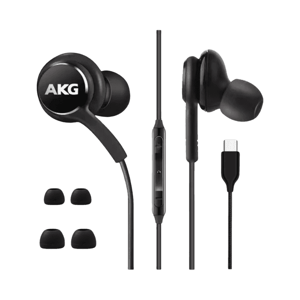 SAMSUNG EO-IC100 AKG TYPE-C STEREO EARPHONES BLACK